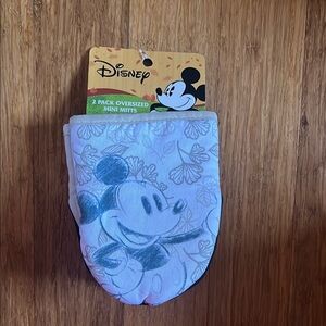 Disney Mickey Mouse Kids Oversized Mini Mitts - White